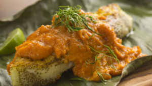 Halibut in Coconut Sambal Image