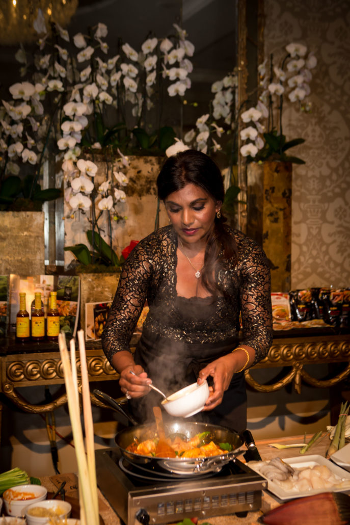 Chef Christina Arokiasamy Cooking Image