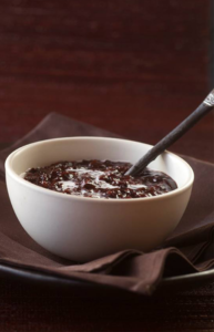 black rice pudding Image