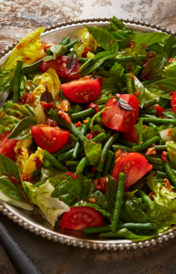 Green bean romain salad Image